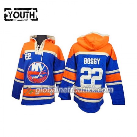 New York Islanders Mike Bossy22 Blå Sawyer Hooded Sweatshirt - Barn